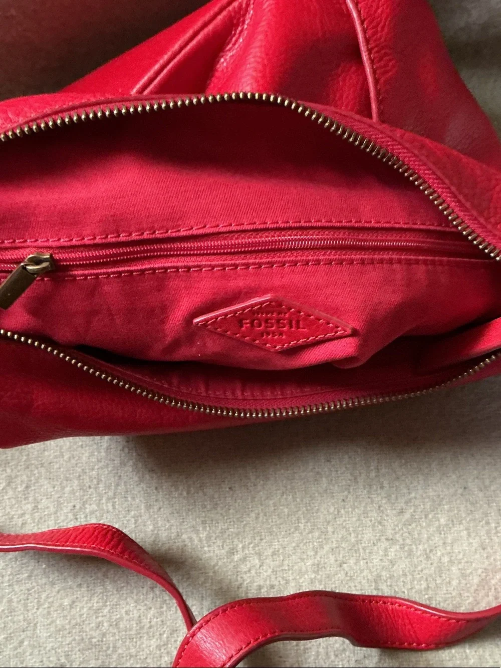 Fossil vivid red